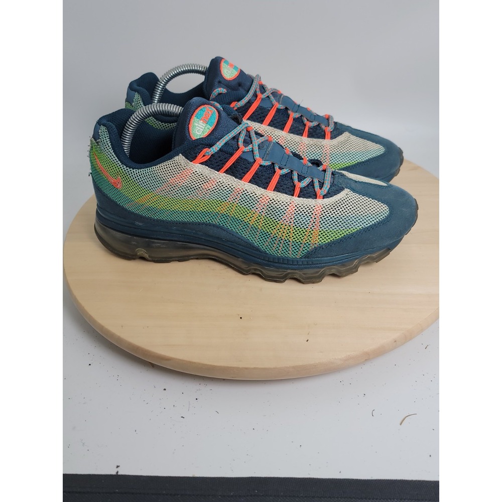 Nike Air Max 95 Dynamic Flywire Crimson/Midnight Turquoise Men Size 7.5 Women 9
